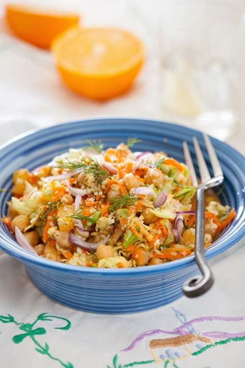 Vitamin Garbanzo Beans Salad by @melangery